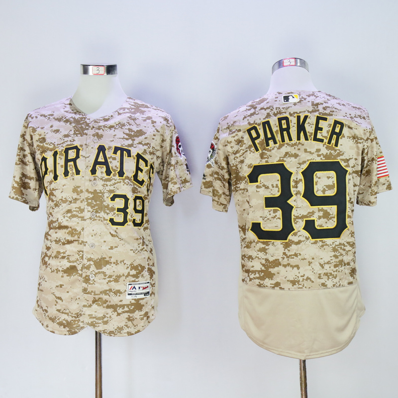 Men Pittsburgh Pirates 39 Parker Camo Elite MLB Jerseys